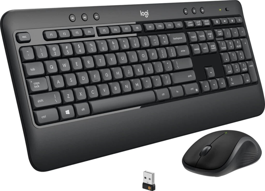 10. Logitech MK540 Advanced Wireless Keyboard and Wireless M310 Mouse Combo image