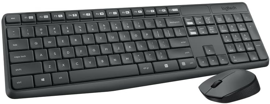 3. Logitech MK235 Wireless Keyboard and Mouse Combo image